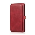 thumbnail image 1 of ELEHOLD for iPhone XS Max Luxury Multi-Functional Wallet Case with Card Slots Dual-Use Detachable Phone Case Magnetic Function Lanyard Shockproof Wallet Case,For iPhone XS Max,Red, 1 of 6