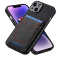 thumbnail image 1 of ELEHOLD for iPhone XS Max, Wallet Phone Case,Slim Leather Shockproof Lens Protector with Card Slot Anti-Scratch Case Cover,Support Magnetic Car Mount, black, 1 of 1