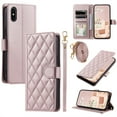 thumbnail image 1 of ELEHOLD for iPhone XS/X Wallet Crossbody Case PU Leather Cover with Card Slots Magnetic Clasp Kickstand Detachable Wriststrap Shoulder Strap Flip Shockpoof Cover,rosegold, 1 of 8
