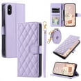 thumbnail image 1 of ELEHOLD for iPhone XS/X Wallet Crossbody Case PU Leather Cover with Card Slots Magnetic Clasp Kickstand Detachable Wriststrap Shoulder Strap Flip Shockpoof Cover,purple, 1 of 8