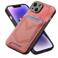 thumbnail image 1 of ELEHOLD for iPhone XS/X, Wallet Phone Case,Slim Leather Shockproof Lens Protector with Card Slot Anti-Scratch Case Cover,Support Magnetic Car Mount, pink, 1 of 8
