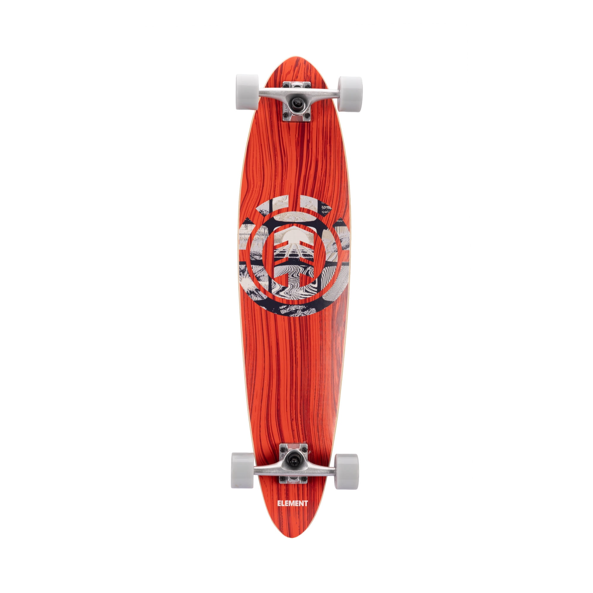 Element 36 inch Longboard in Black and Fire Skateboard - Walmart.com