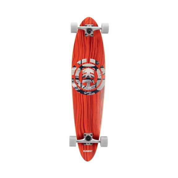 Element 36 inch Longboard in Black and Fire Skateboard