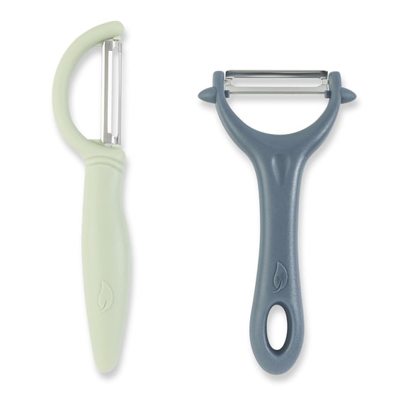 Elements by Thyme & Table Set of 2 Peelers - Blue