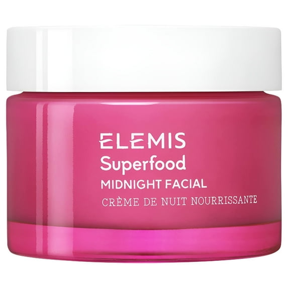 ELEMIS Superfood Midnight Facial | Prebiotic Night Cream Nourishes, Replenishes, Revives the Skin - 50 ml - 1.6 fl oz