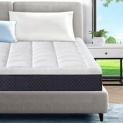 ELEMUSE Adults 5 Inches Cooling Gel Memory Foam Full Medium Firm Pillowtop