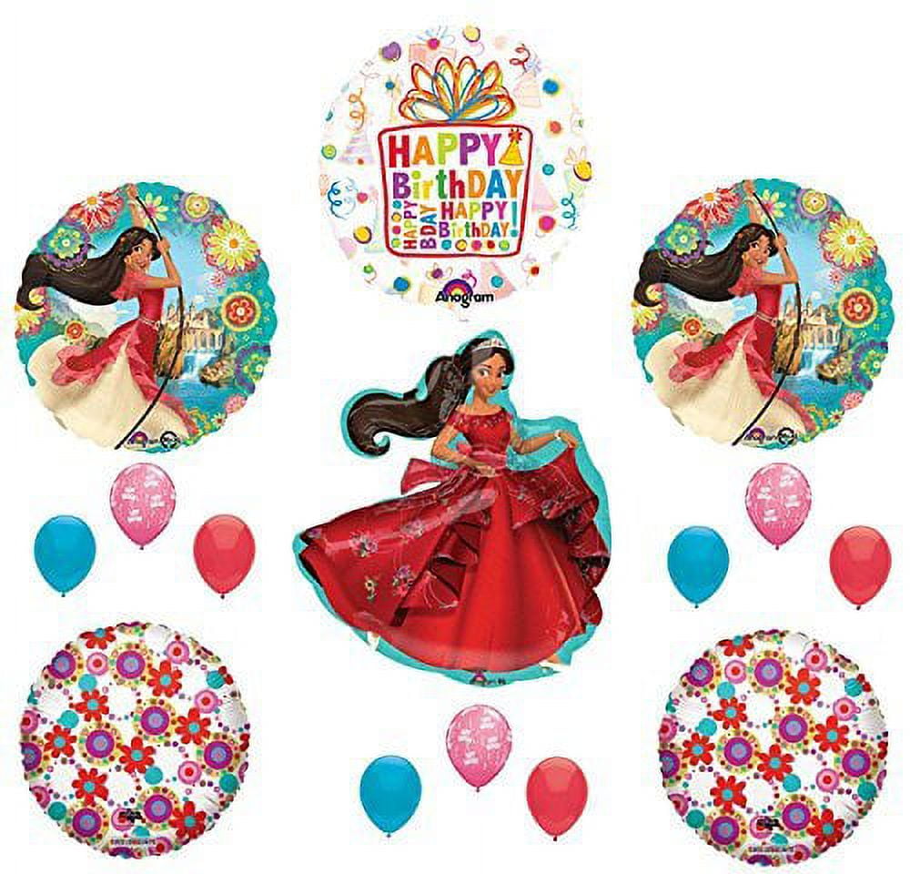 MAYFLOWER PRODUCTS ELENA OF AVALOR 15 pc Happy Birthday Party Balloons Decoration Supplies