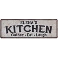 thumbnail image 1 of ELENA's Kitchen Rustic Chic Decor Gift 8x24 Sign 108240051159, 1 of 1