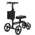 thumbnail image 1 of ELENKER Foldable Knee Walker with 10" Front Wheels Steerable Scooter Crutch Alternative, Black, 1 of 8
