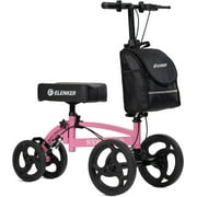 ELENKER Knee Scooter Steerable Walker Crutch Alternative for Foot Injuries, Champagne