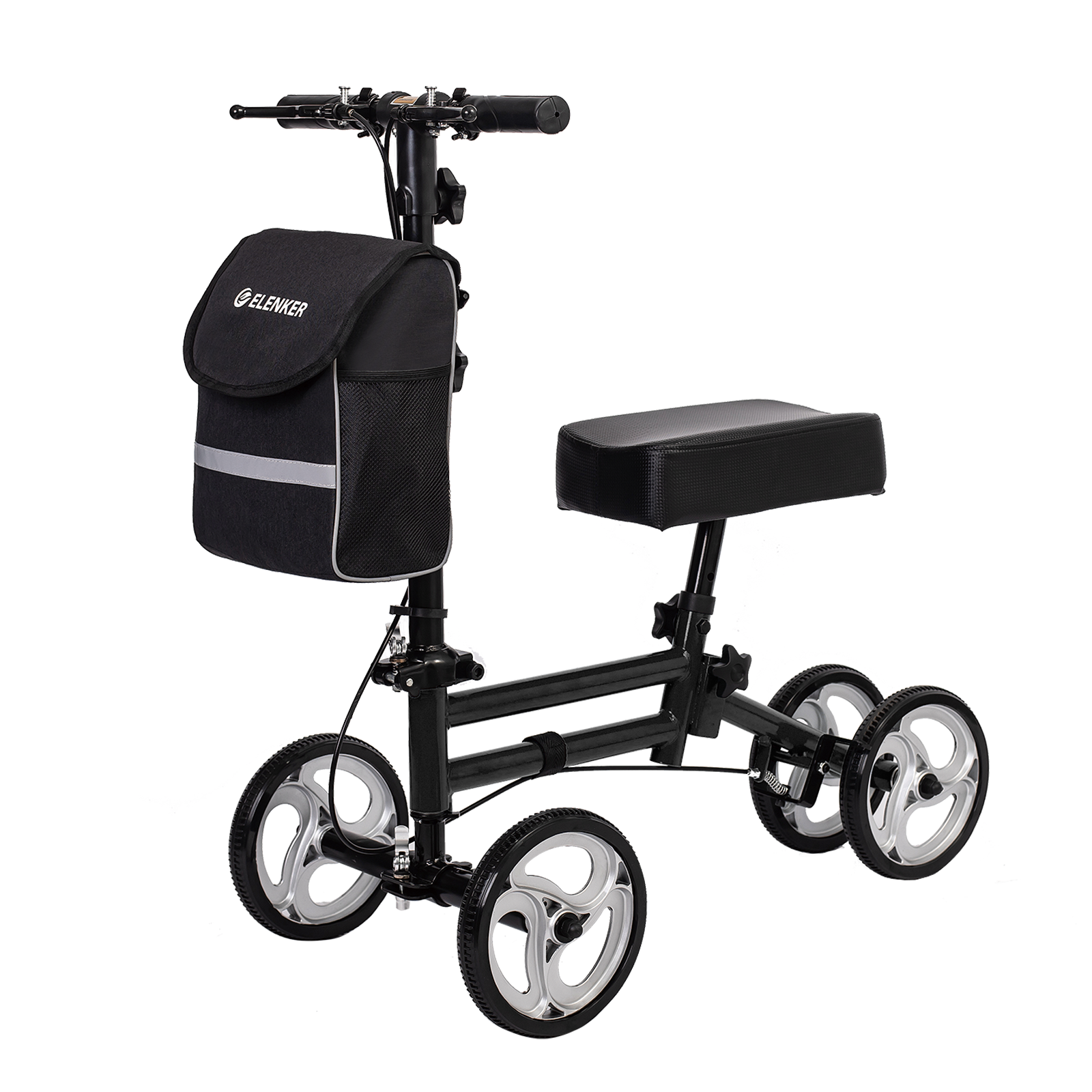 OasisSpace Steerable Knee Walker Deluxe Medical Scooter for Foot