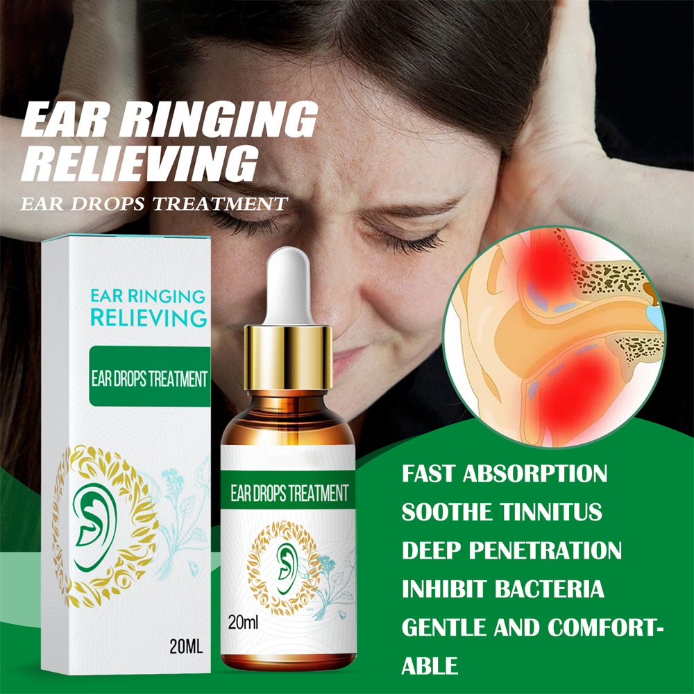 ELES 20ml Tinnitus Ear Drops External Ear Canal Ear Feces Tinnitus Ear