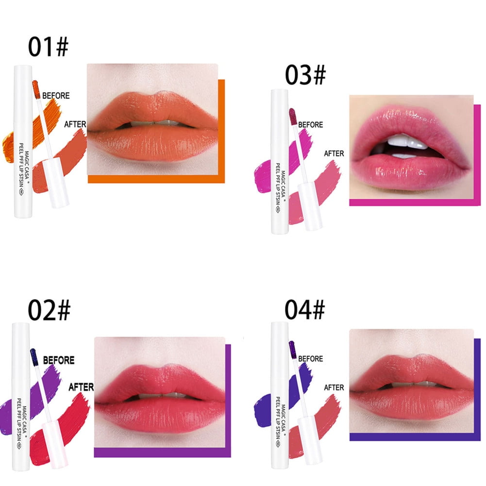 ELES Long Lasting PeelOff Colored Lip Stain Gloss Matte Finish Non