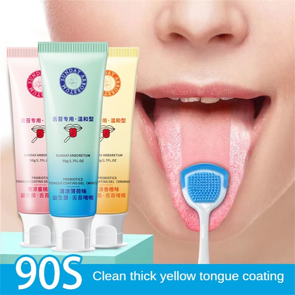 ELES Sunday Tongue Coating Gel Cleans And Freshens Breath Mint Oral