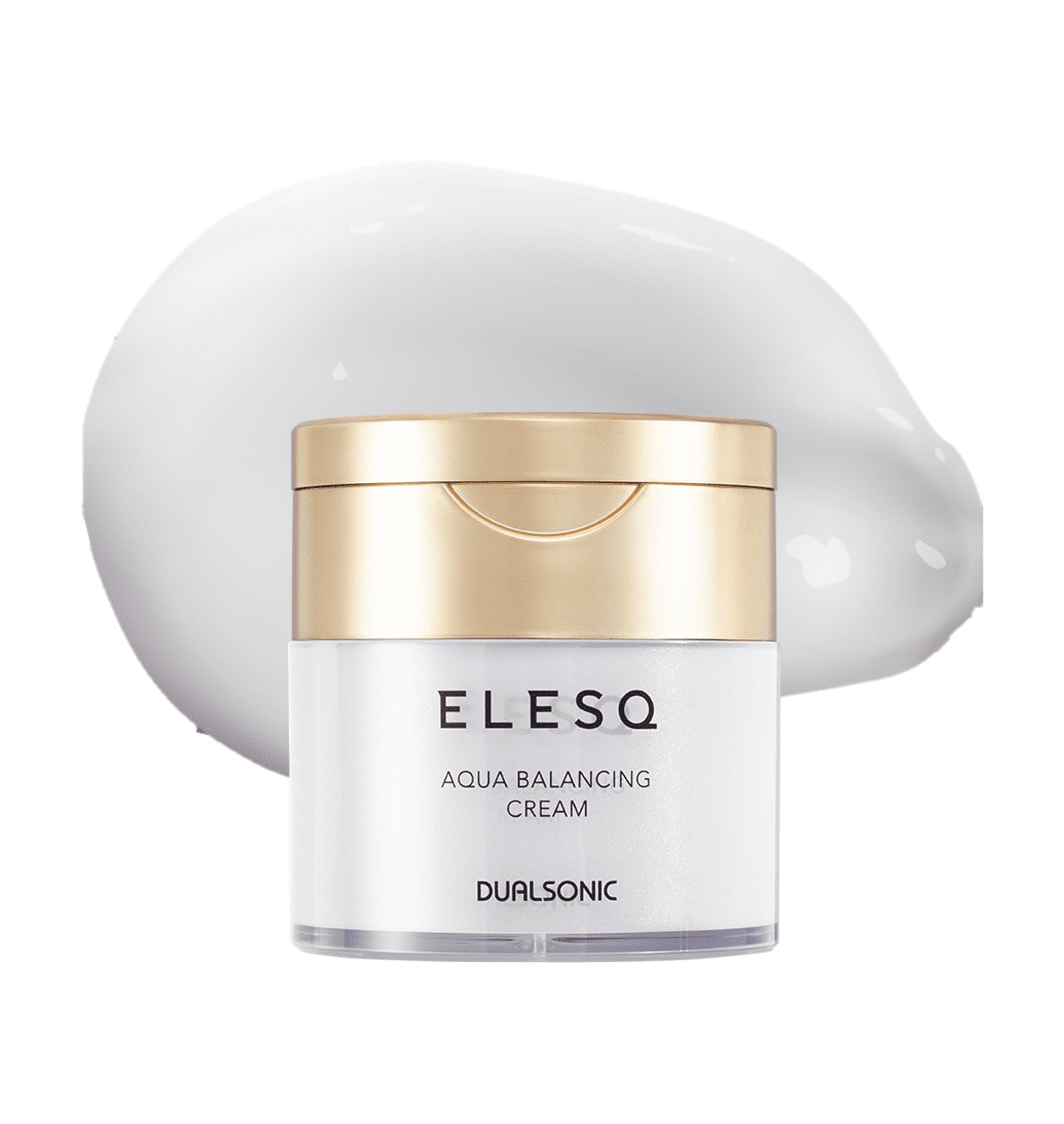 ELESQ Aqua Balancing Cream - Hydrating Cream for Face, Facial Moisturizer for Skin Balance, Korean Skin Care, 50ml