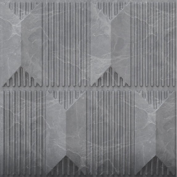 ELEVIQ 19.7" x 19.7" Premium 3D Wall Panel, Decorative Panels for Walls (Set of 12)