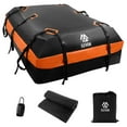 thumbnail image 1 of ELEVON Car Rooftop Cargo Carrier Bag 21 Cubic Feet, Waterproof Car Roof Bag Roof Rack Storage for All Vehicle with/Without Rack, Anti-Slip Mat, 10 Straps, 6 Door Hooks, Luggage Lock, Orange, 1 of 7