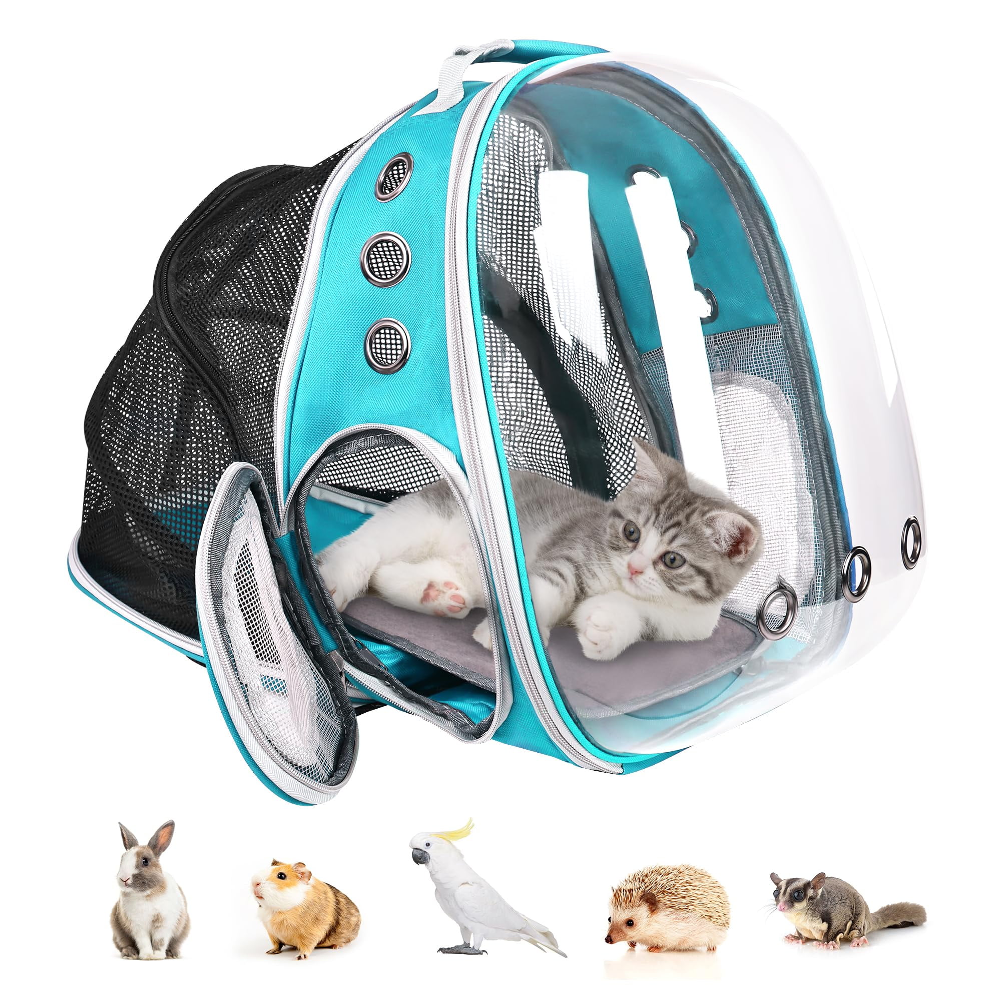 ELEVON Cat Backpack Carrier, Expandable Puppy Bubble Backpack, Airline