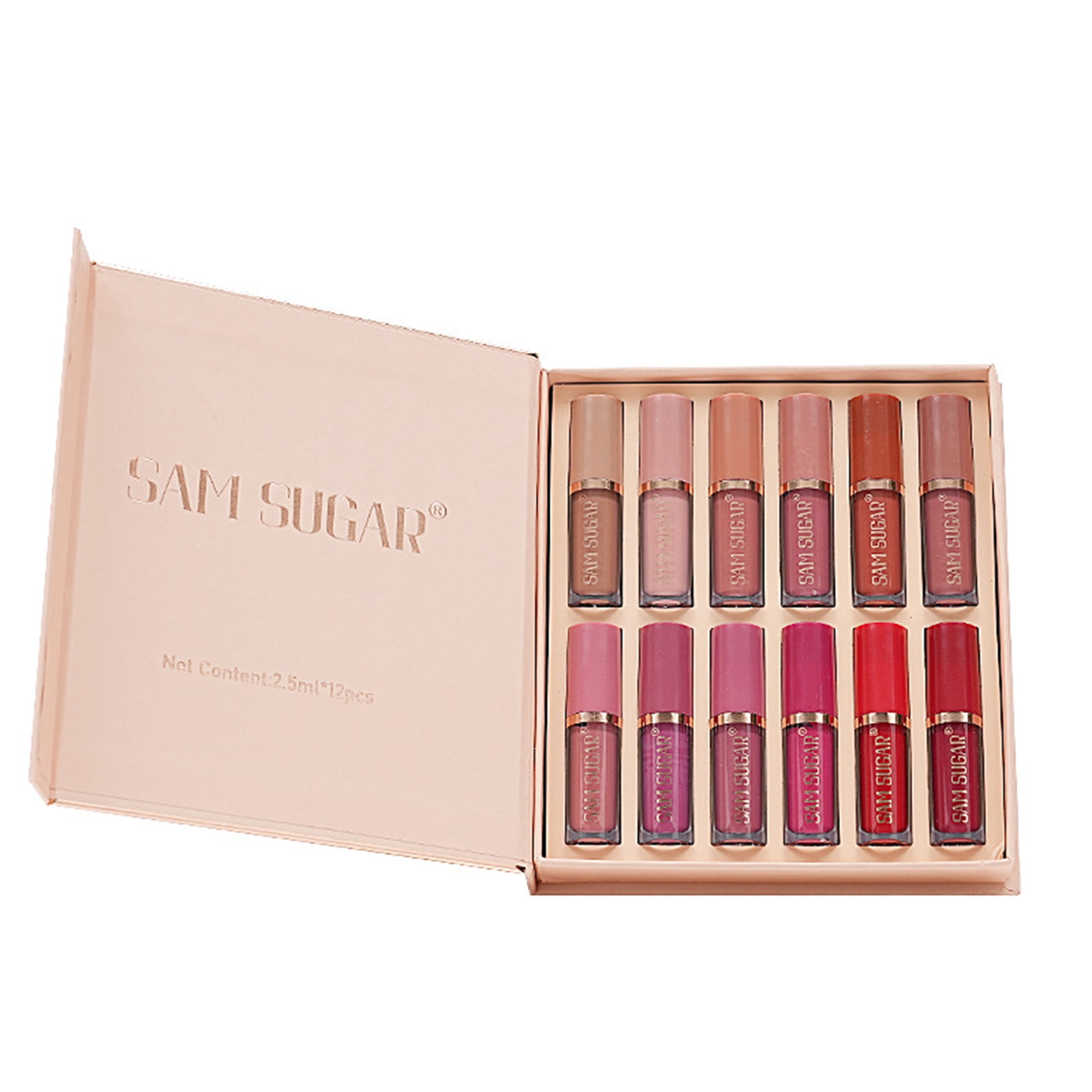 ELF 12 Colors Matte Lipstick Set Soft Velvet Lipsticks Long Lasting Non