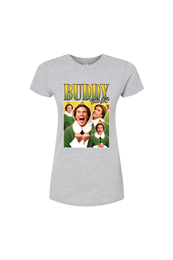 - Christmas Buddy the ELF - Christmas Juniors Fitted Graphic T-Shirt