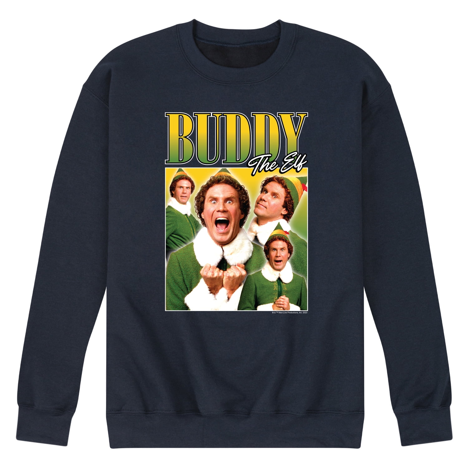 ELF - Buddy The - Men's Crew Neck Fleece Pullover