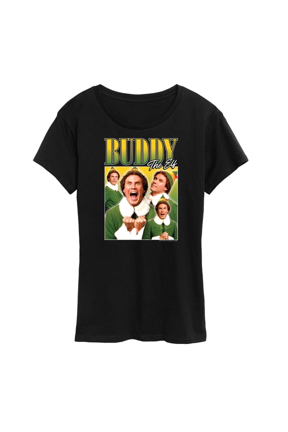 - Buddy The - Women's Short Sleeve Graphic T-Shirt