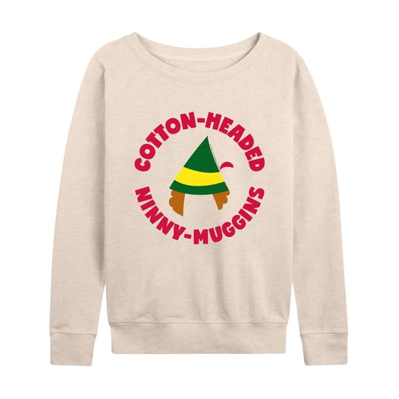 ELF - Christmas Family Set Ninny Muggins - Women's Lightweight French Terry Long Sleeve Shirt