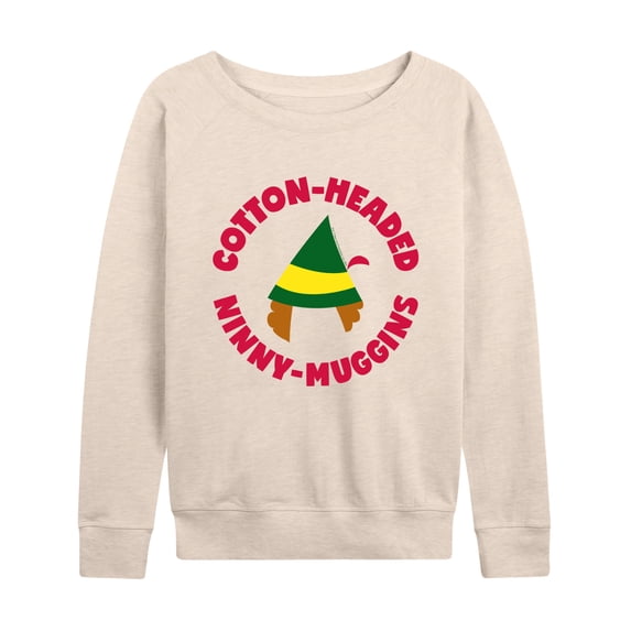 ELF - Christmas Family Set Ninny Muggins - Women's Lightweight French Terry Long Sleeve Shirt