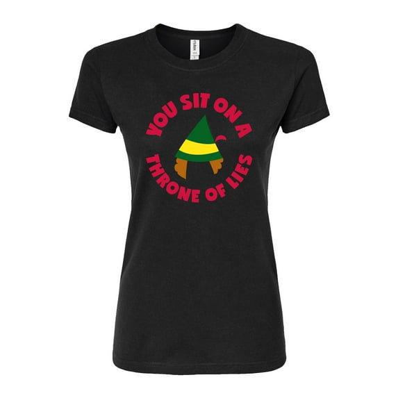 ELF - Christmas Family Set Throne Of Lies - Juniors Fitted Graphic T-Shirt