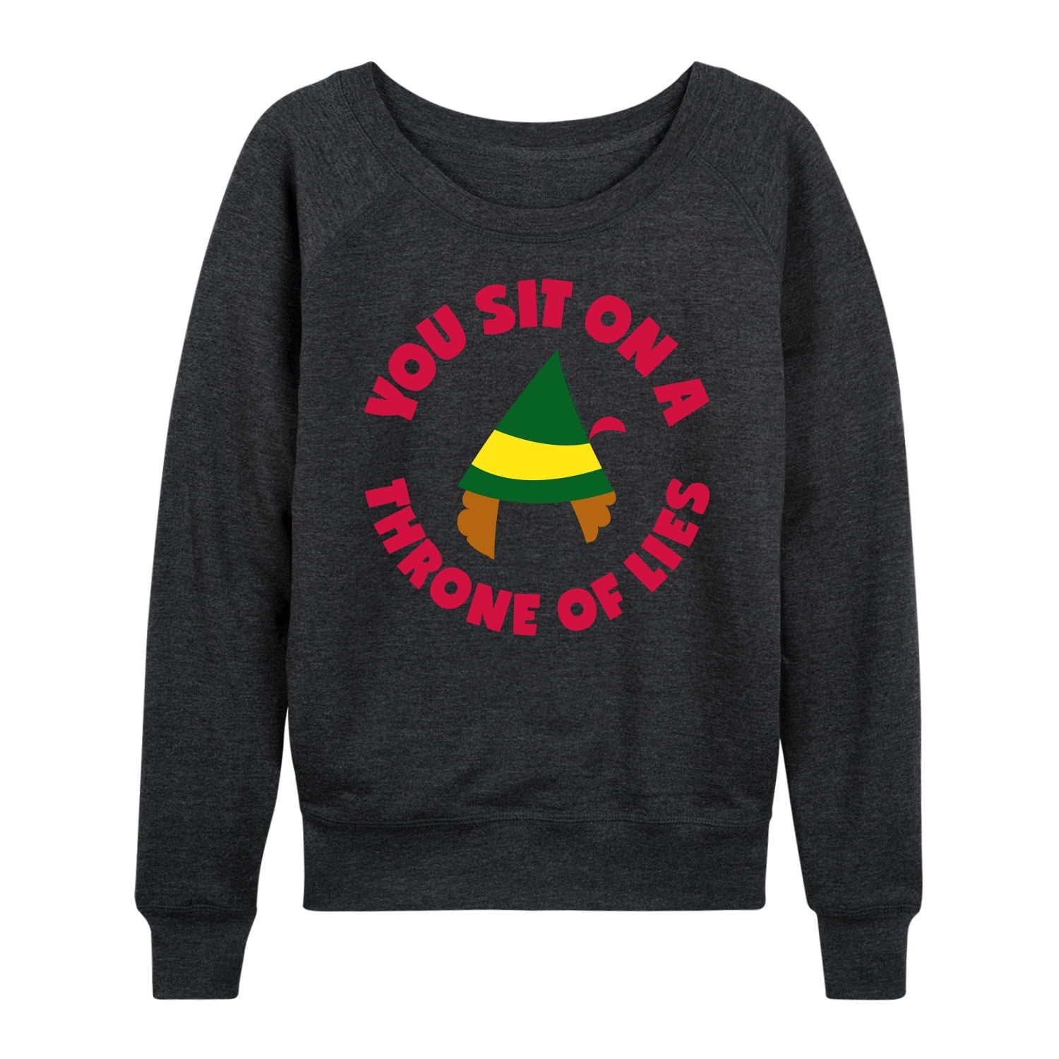 ELF - Christmas Family Set Throne Of Lies - Women's Lightweight French Terry Long Sleeve Shirt