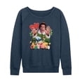 thumbnail image 1 of ELF - Christmas Merch Tee Women's Lightweight French Terry Wide Neck Long Sleeve Graphic Shirt, 1 of 5