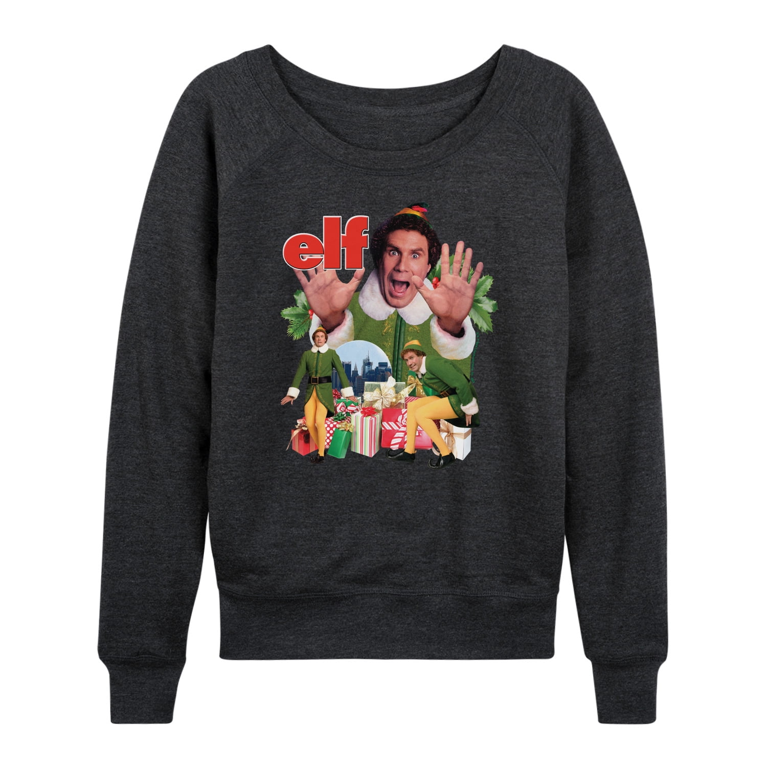 ELF - Christmas Merch Tee - Women's Lightweight French Terry Long Sleeve Shirt