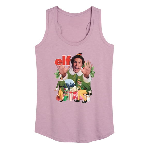 ELF - Christmas Merch Tee - Women's Racerback Tank Top