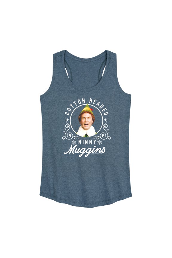 - Christmas Ninny Muggins - Women's Racerback Tank Top