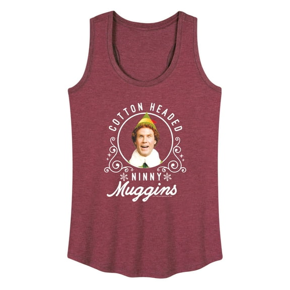 ELF - Christmas Ninny Muggins - Women's Racerback Tank Top