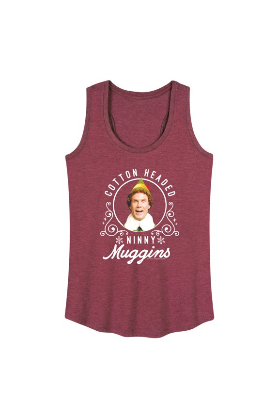 - Christmas Ninny Muggins - Women's Racerback Tank Top