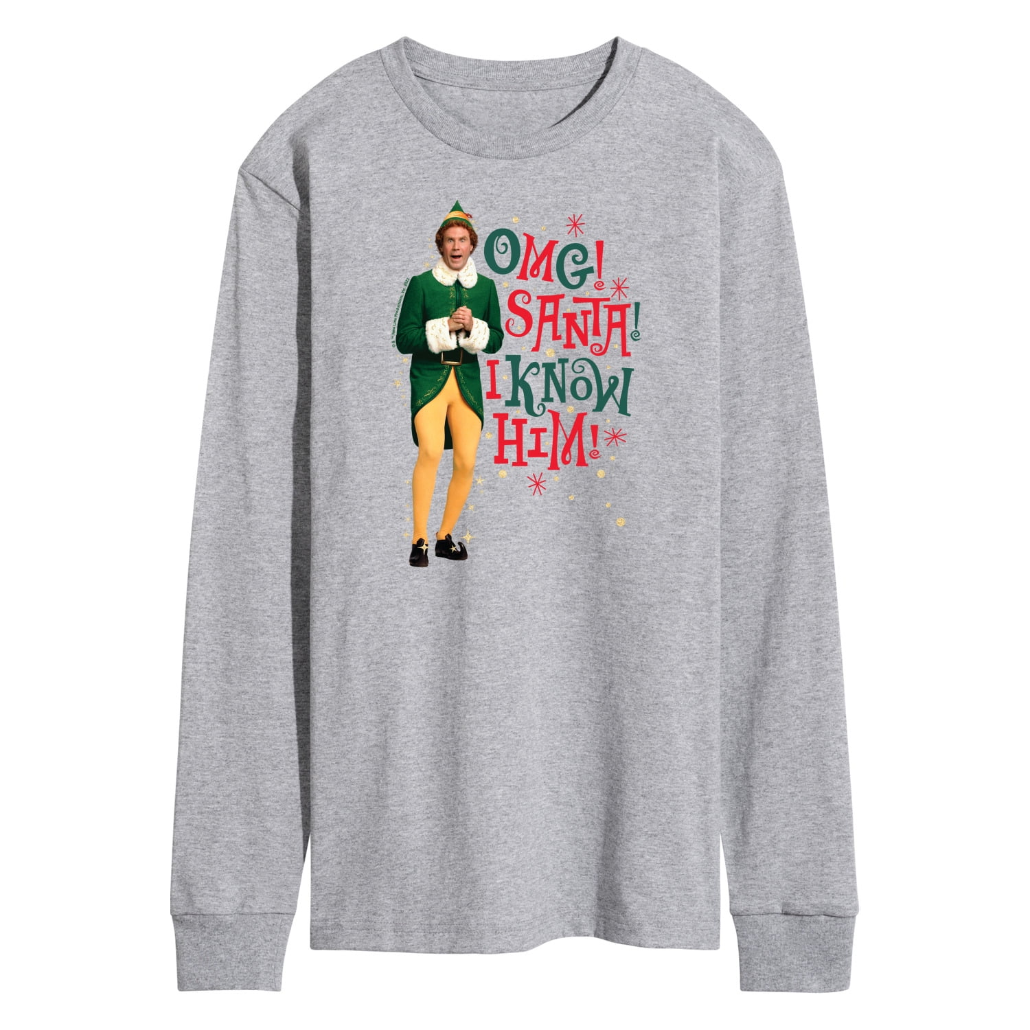 ELF - Christmas Omg I Know Him - Men's Long Sleeve T-Shirt