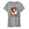thumbnail image 1 of ELF - Christmas Omg Santa I Know Him - Women's Short Sleeve Graphic T-Shirt, 1 of 5
