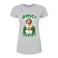 thumbnail image 1 of ELF - Christmas Omg Santa  - Juniors Fitted Graphic T-Shirt, 1 of 5