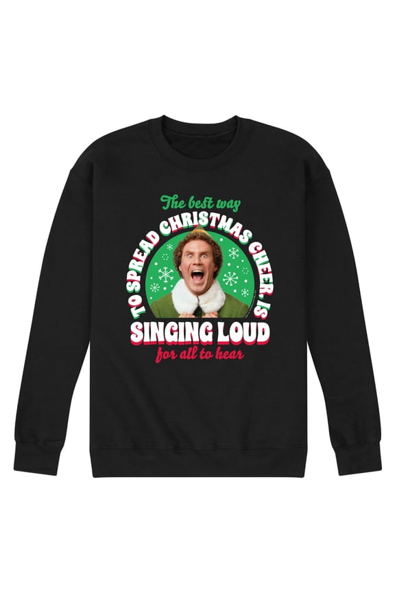 - Christmas Singing  - Men's Crew Neck Fleece Pullover