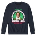 thumbnail image 1 of ELF - Christmas Singing  - Men's Crew Neck Fleece Pullover, 1 of 5