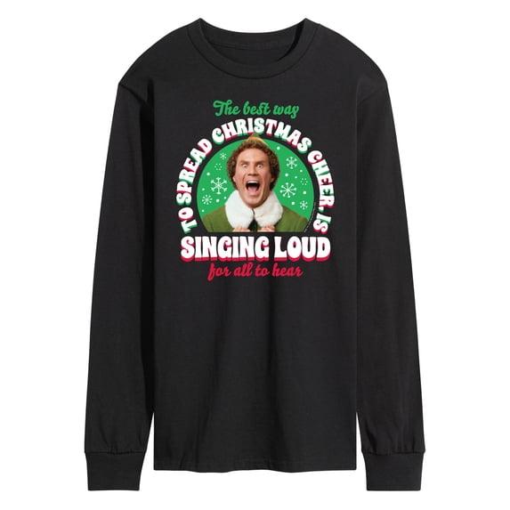 ELF - Christmas Singing - Men's Long Sleeve T-Shirt