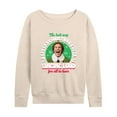 thumbnail image 1 of ELF - Christmas Singing - Women's Lightweight French Terry Long Sleeve Shirt, 1 of 5