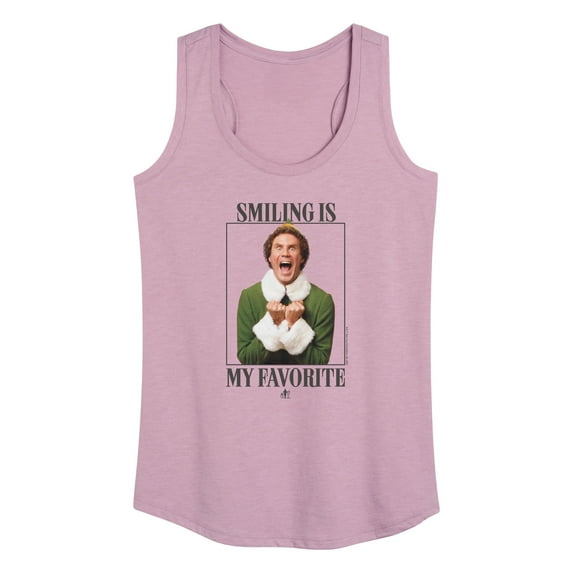 ELF - Christmas Smile - Women's Racerback Tank Top