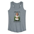 thumbnail image 1 of ELF - Christmas Smile - Women's Racerback Tank Top, 1 of 5