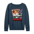 thumbnail image 1 of ELF - Christmas Smilings My Favorite - Women's Lightweight French Terry Long Sleeve Shirt, 1 of 5