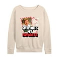thumbnail image 1 of ELF - Christmas Smilings My Favorite - Women's Lightweight French Terry Long Sleeve Shirt, 1 of 5
