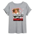 thumbnail image 1 of ELF - Christmas Smilings My Favorite - Women's Oversized T-Shirt, 1 of 5