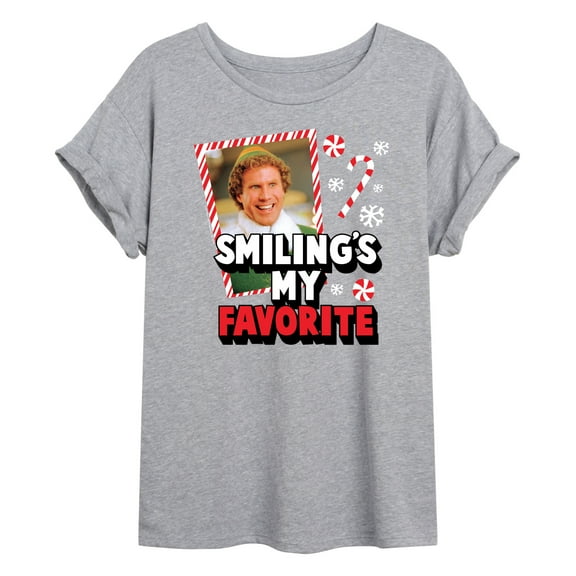 ELF - Christmas Smilings My Favorite - Women's Oversized T-Shirt