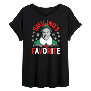 ELF - Christmas Smilings My Favorite  - Women's Oversized T-Shirt